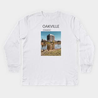 Oakville Ontario Canada Souvenir Present Gift for Canadian T-shirt Apparel Mug Notebook Tote Pillow Sticker Magnet Kids Long Sleeve T-Shirt